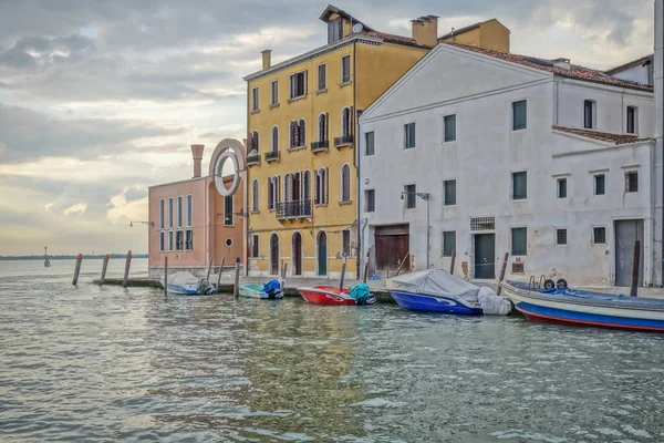 Venice Italia Iun 2016 Fotografie Peisagistică Ambarcațiunilor Gondolelor Marele Canal — Fotografie, imagine de stoc