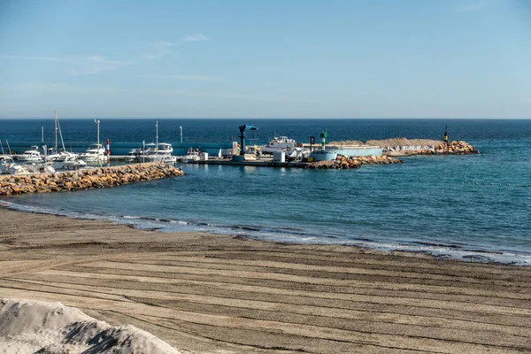 Eine Schöne Aufnahme Vom Strand Von Mil Palmeras Costa Blanca — Stockfoto