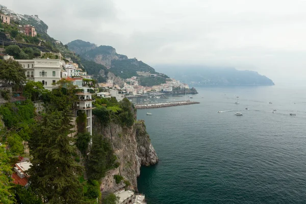 Vista Costera Costa Amalfi Italia — Foto de Stock