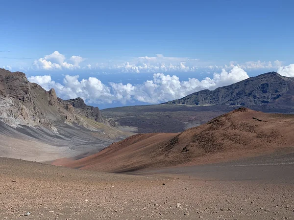 Una Bella Foto Del Paesaggio Haleakala Vulcano East Maui Nell — Foto Stock
