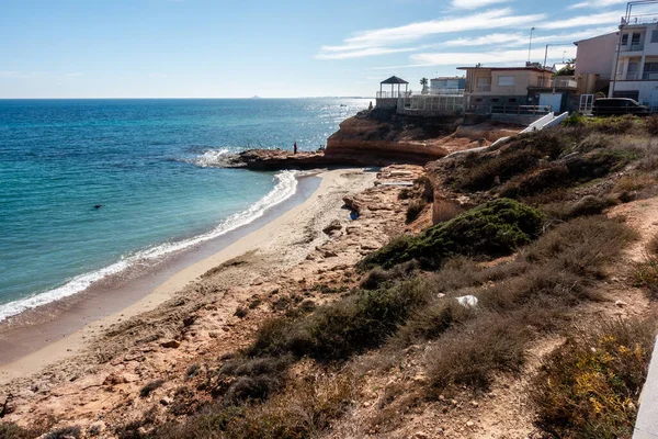 Spanya Daki Mil Palmeras Costa Blanca Plajının Güzel Bir Görüntüsü — Stok fotoğraf