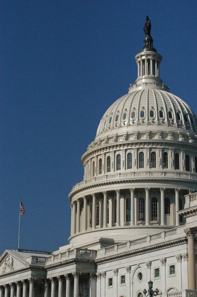 Uma Foto Vertical Cúpula Capitólio Washington — Fotografia de Stock