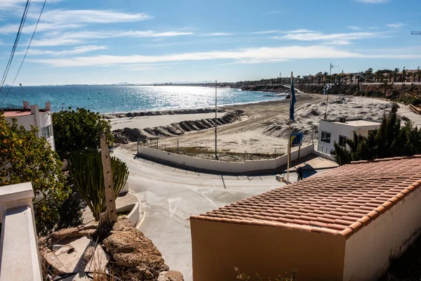 Una Hermosa Foto Playa Mil Palmeras Costa Blanca España —  Fotos de Stock