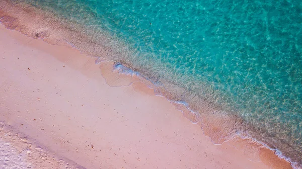 Spiaggia Sabbiosa Lago Turchese Alle Maldive — Foto Stock