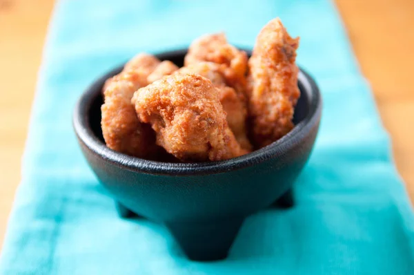 Dry Rub Deep Fried Chicken Wings — Stock Photo, Image