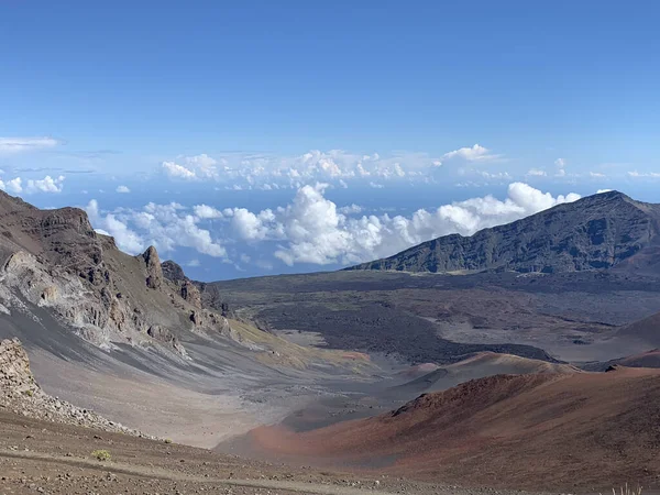 Een Prachtige Opname Van Het Landschap Bij Haleakala Oost Maui — Stockfoto