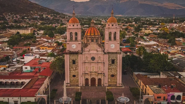 Katedrála Autlana Navarra Mexickém Autlan Navarro — Stock fotografie