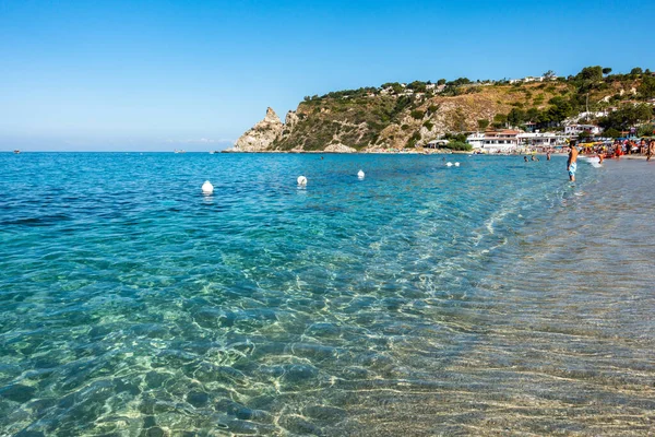 Capo Vaticano Itália Ago 2020 Praia Grotticelle Capo Vaticano Capo — Fotografia de Stock