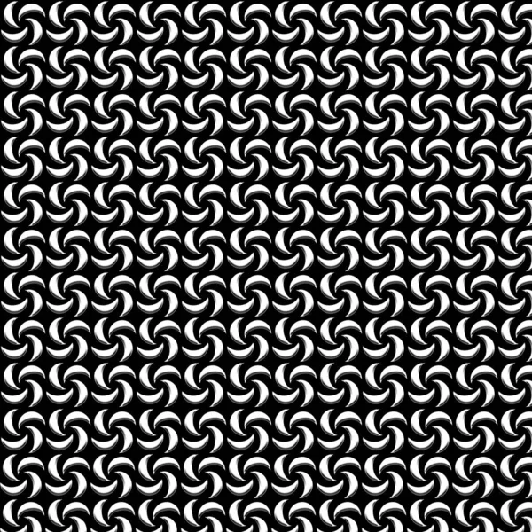 Ilustrowane Tło Czarno Białym Geometrycznym Wzorem — Zdjęcie stockowe