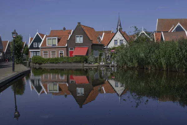 Gyönyörű Falu Marken Hollandiában — Stock Fotó