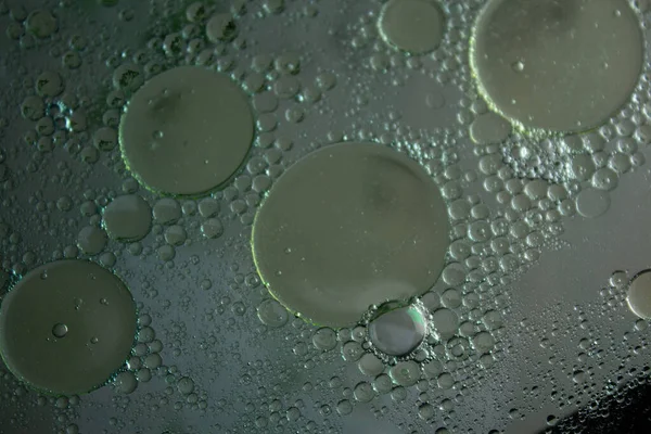 Detailní Záběr Pevný Povrch Bublinkovými Kruhy Tmavě Šedé Barvě — Stock fotografie