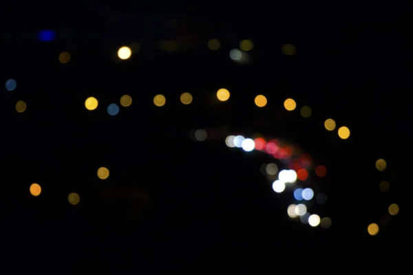 어두운 배경에 추상적 라이트 — 스톡 사진
