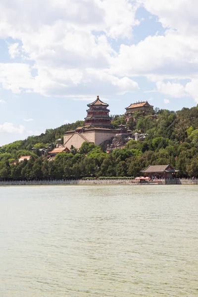 Beautiful Shot Old Summer Palace Cloudy Day — Stock Photo, Image