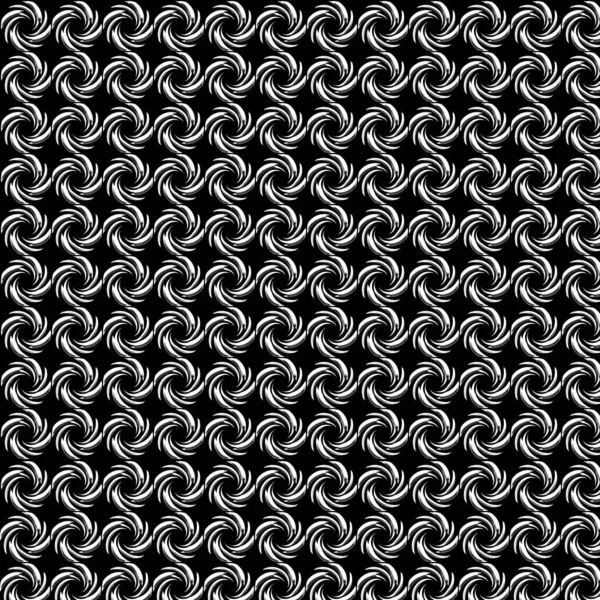 Fondo Ilustrado Con Patrón Geométrico Blanco Negro — Foto de Stock