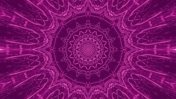 Ein Rendering Von Rosa Getöntem Kaleidoskop Hintergrund — Stockfoto