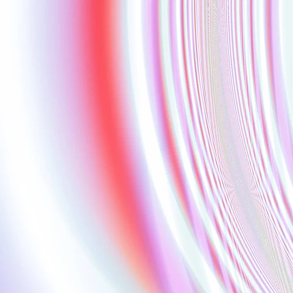 Illustration Colorful Geometric Curvey Figures Pink Background — Stock Photo, Image