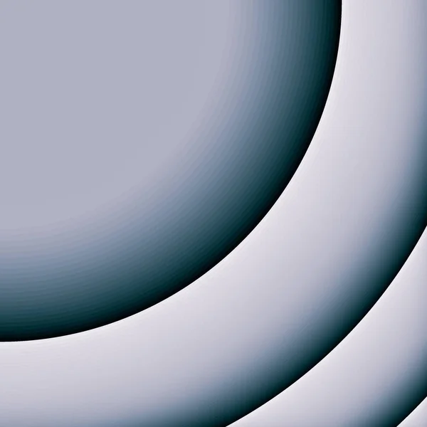 Illustration Geometric Curvey Figures Gray Background — Stock Photo, Image