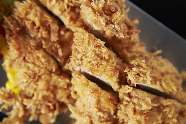 Macro Shot Delicious Fried Chicken — Stock Photo, Image