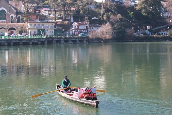 Nainital Inde Févr 2020 Ville Des Lacs Nainital Portée Main — Photo