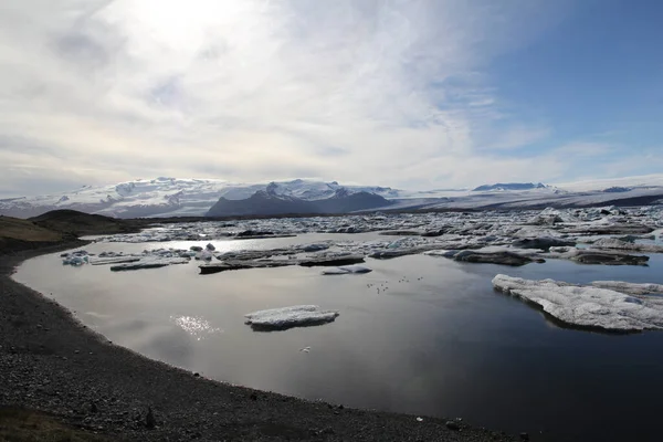 Beau Cliché Jokulsarlon Lac Glaciaire Islande — Photo