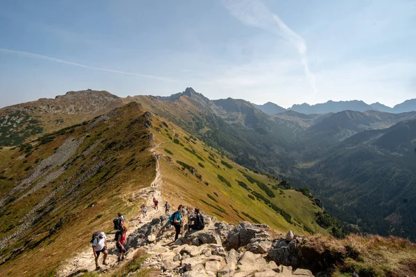 Kasprowy Wierch Poland Oct 2020 Hiking High Tatras Southern Poland — Stock Photo, Image