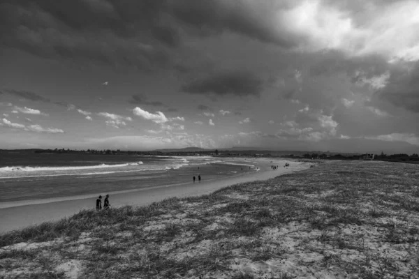 Lago Illawarra Australia Enero 2021 Imagen Mono Una Playa Frente — Foto de Stock