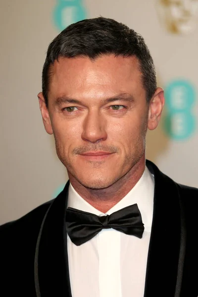 Londres Royaume Uni Février 2019 Luke Evans Assiste Aux British — Photo