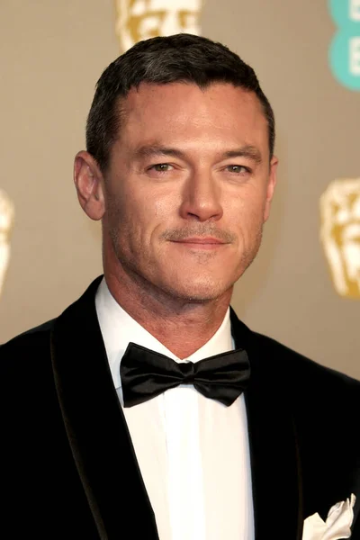 London Egyesült Királyság 2019 Február Luke Evans Részt Vesz British — Stock Fotó