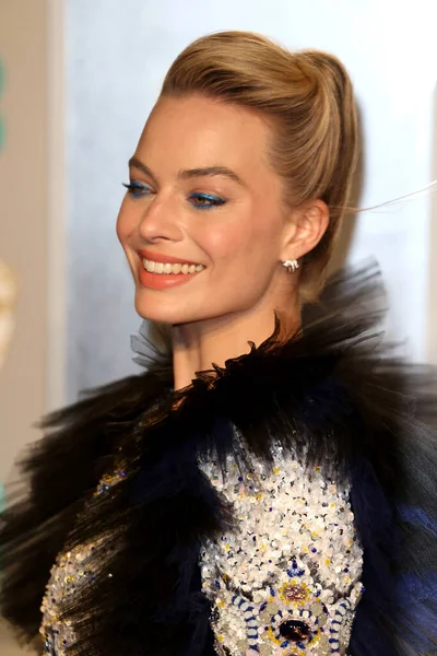 Londres Royaume Uni Février 2019 Margot Robbie Assiste Aux British — Photo