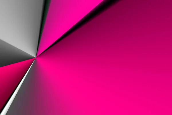 Geometriai Vonalak Illusztrációja Szürke Rózsaszín Alapon — Stock Fotó