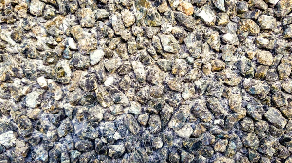 Eine Nahaufnahme Der Verwitterten Steine Auf Dem Boden Einem Sonnigen — Stockfoto