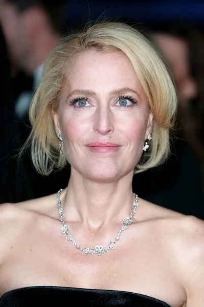 London Egyesült Királyság Február 2020 Gillian Anderson Részt Vesz British — Stock Fotó