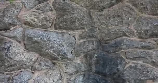 Kamień Ściana Tekstury Tło — Wideo stockowe