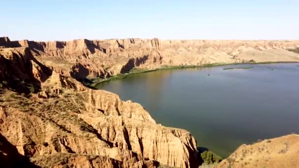 Vue Sur Mer Morte Dans Vallée Parc National Utah Etats — Video