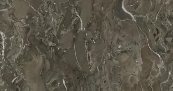 Мраморная Текстура Фона Водой Абстрактный Узор — стоковое видео