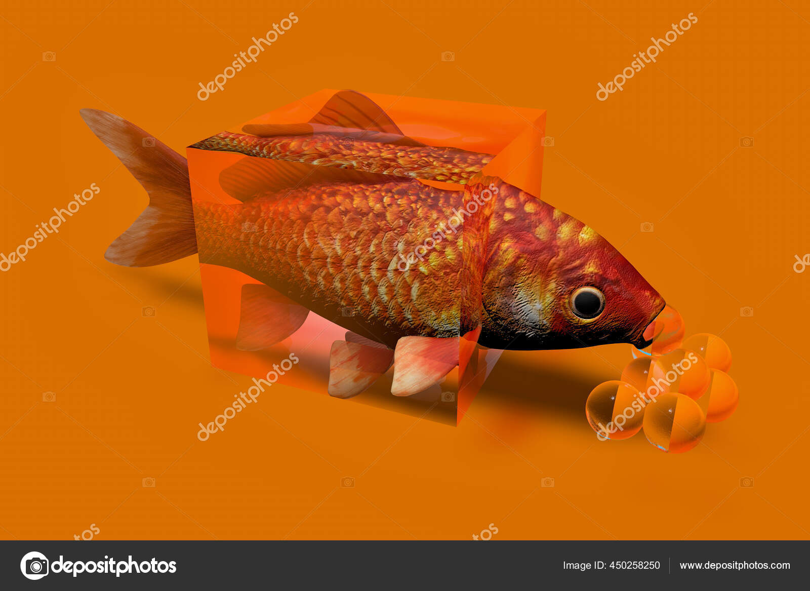 Egg Fish Goldfish