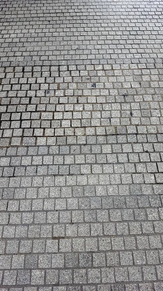 Eine Vertikale Aufnahme Von Straßenpflastersteinen Die Tagsüber Aufgenommen Wurden — Stockfoto