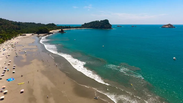 Disparo Dron Del Parque Nacional Manuel Antonio Costa Rica — Foto de Stock