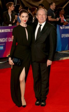 LONDON, UNITED KINGDOM - Oct 10, 2018: Zoe Zimmer and Hans Zimmer attends the European Premiere of 