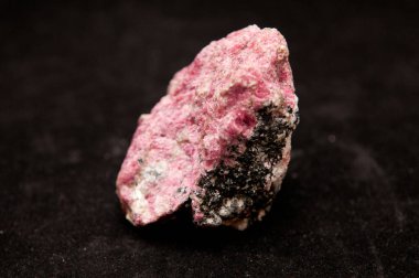 eudialyte pink crystal mineral sample unrefined rock clipart