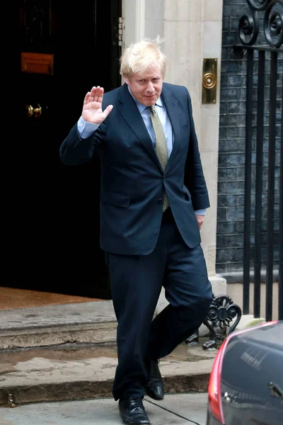 London United Kingdom Dec 2019 Boris Johnson Leaves Number Downing — Stock Photo, Image