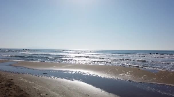 Prachtig Landschap Van Zeekust Israël — Stockvideo