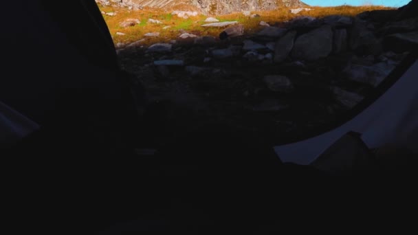Schöne Landschaft Der Berge — Stockvideo
