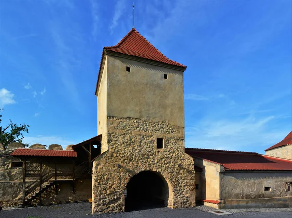 Rupea Romania Lug 2018 Fortezza Della Rupea Costruita Sul Colle — Foto Stock