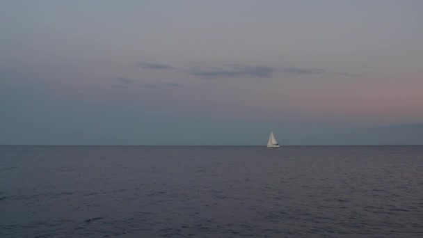 Красивый Закат Море — стоковое видео