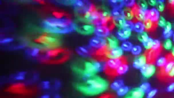 Abstracte Achtergrond Met Bokeh Lichten — Stockvideo