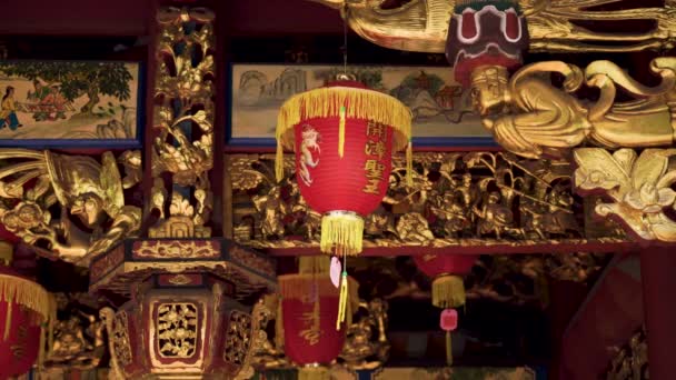 Temple Chinois Dans Grande Place — Video