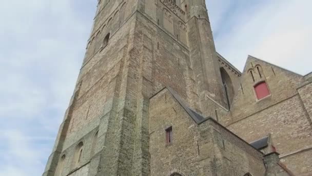 Sint Salvatorskathedraal Sankt Erlöser Kathedrale Brügge Älteste Pfarrkirche Bis Jahrhundert — Stockvideo