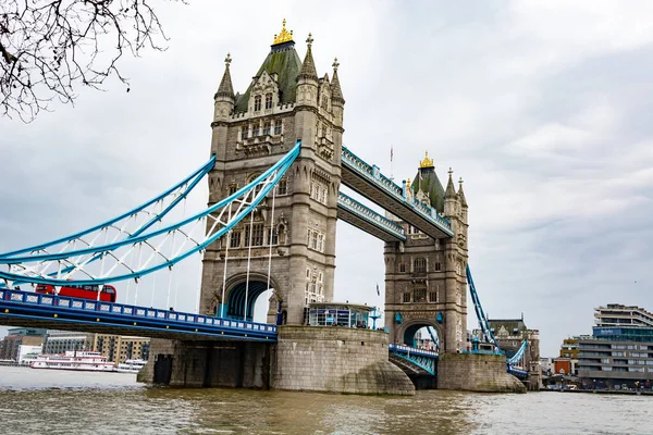 London United Kingdom Mar 2016 Tower Bridge Визначний Пам Ятник — стокове фото