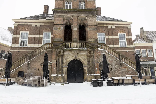 Zutphen Κατω Χωρεσ Φεβρουάριος 2021 Εξωτερική Πρόσοψη Μεγάλη Σκάλα Της — Φωτογραφία Αρχείου